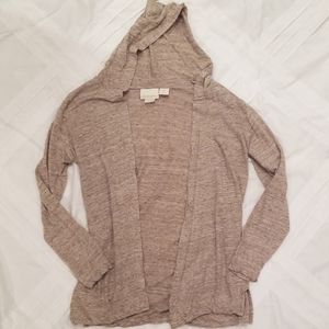 Linen Hooded Sweater